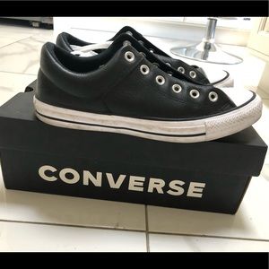 Converse Unisex Sneakers Black Men 7.5 Women 9.5